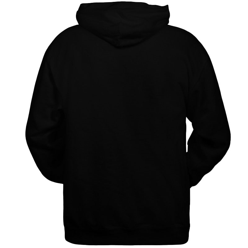 Sudadera Capucha Cremallera Hombre Trasero